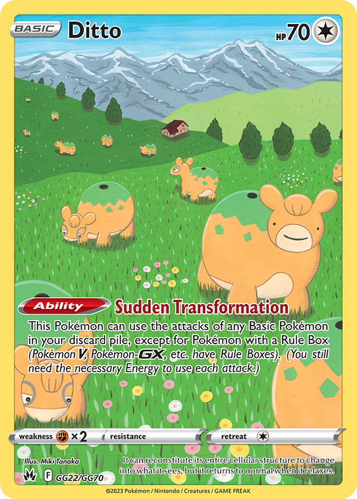 Ditto GG22/GG70 - Crown Zenith: Galarian Gallery (Holofoil)
