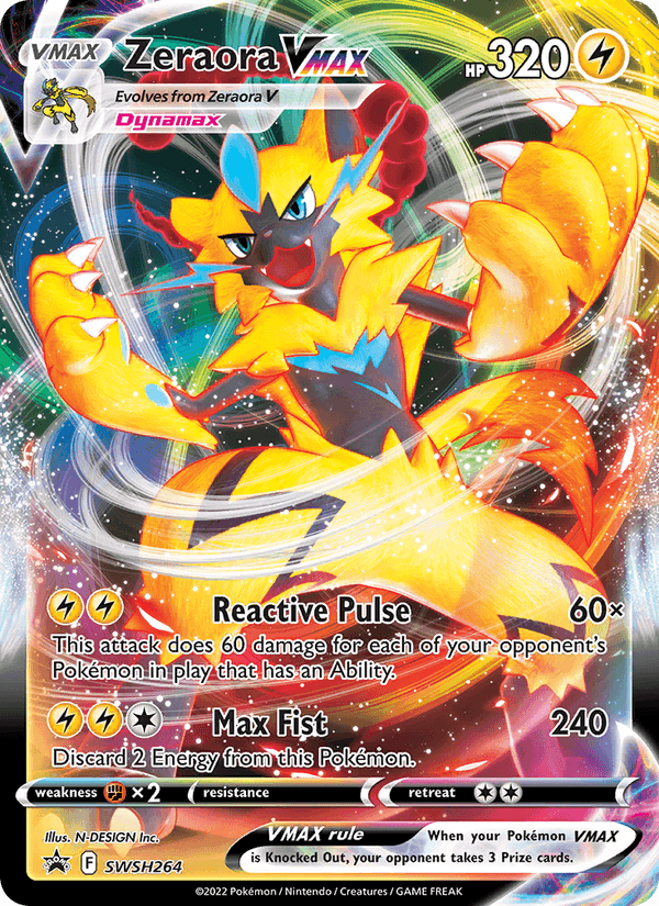 Zeraora VMAX SWSH264 - Sword & Shield Promo (Holofoil)