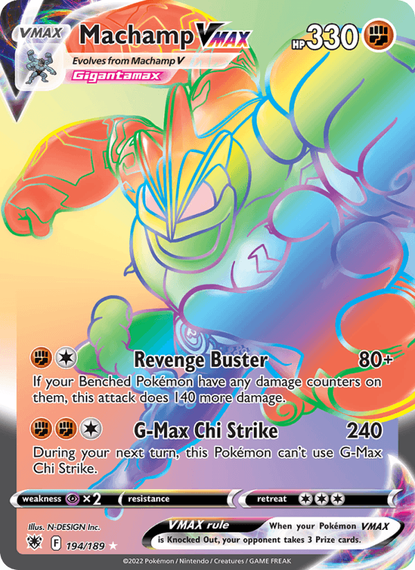 Machamp VMAX (Secret) 194/189 - Astral Radiance (Holofoil)