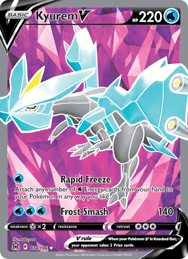 Kyurem V (Full Art) 174/196 - Lost Origin (Holofoil)