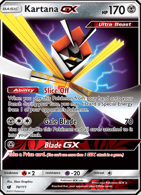 Kartana GX 70/111 - Crimson Invasion (Holofoil)