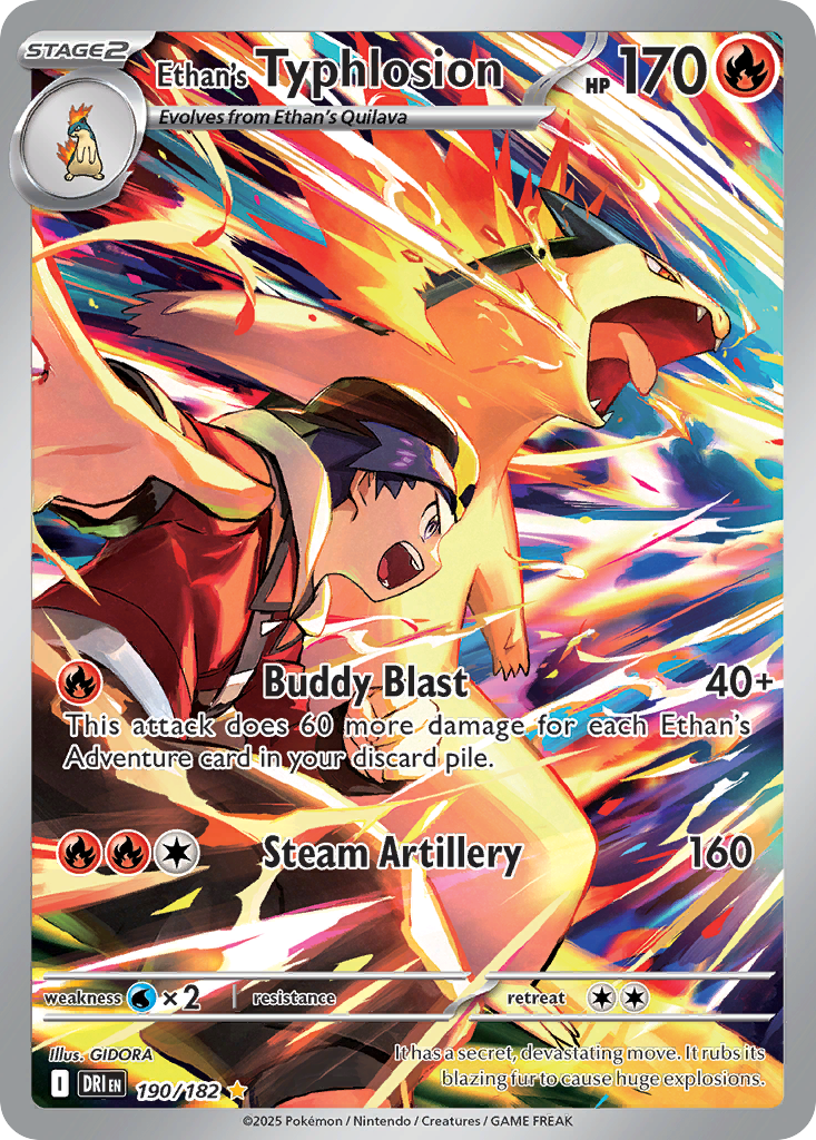 Ethan's Typhlosion 190/182 - Destined Rivals (Holofoil)