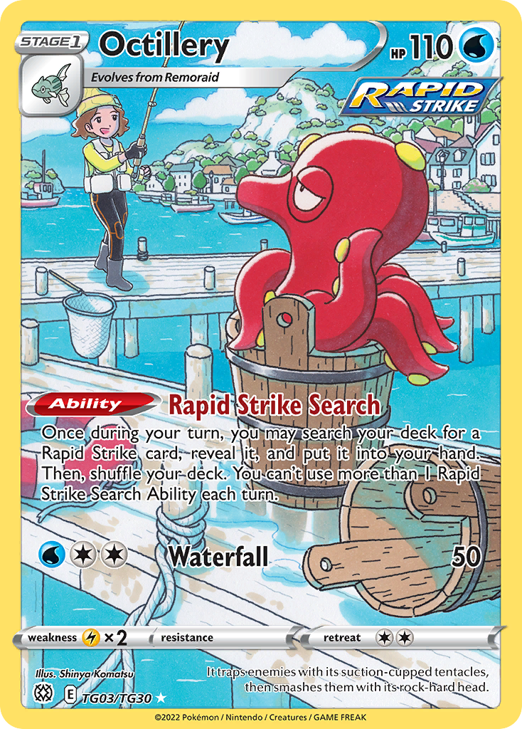 Octillery TG03/TG30 - Brilliant Stars Trainer Gallery (Holofoil)