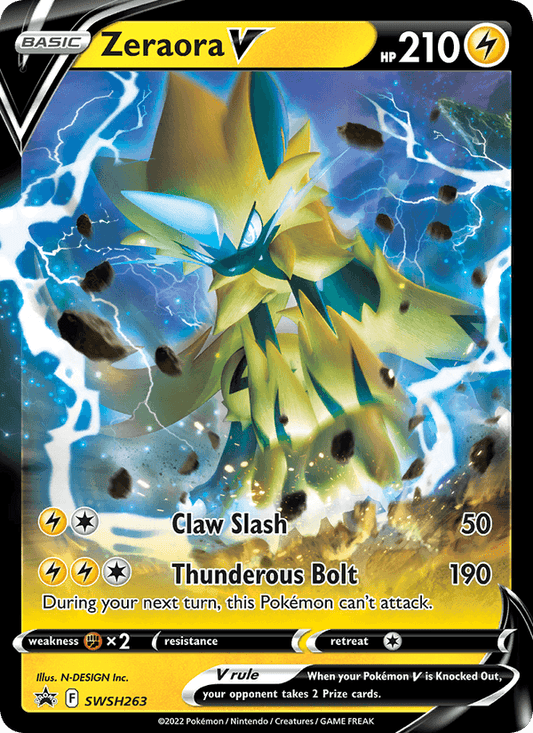 Zeraora V SWSH263 - Sword & Shield Promo (Holofoil)