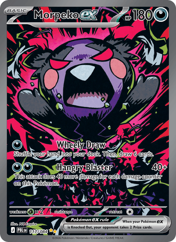 Morpeko ex 117/084 - Pitch Black (Holofoil)