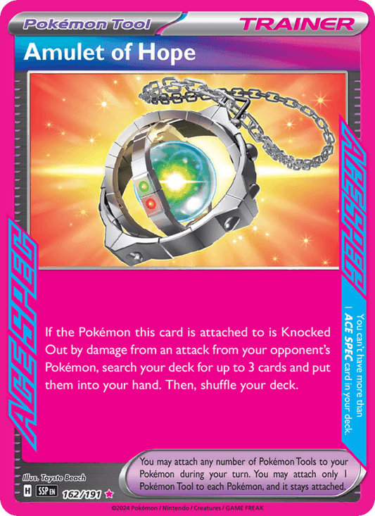 Amulet of Hope 162/191 - Surging Sparks (Holofoil)