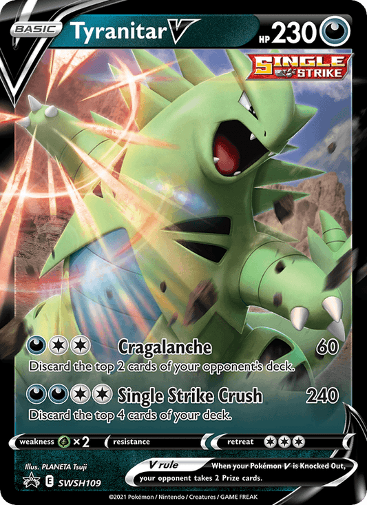 Tyranitar V SWSH109 - Sword & Shield Promo (Holofoil)