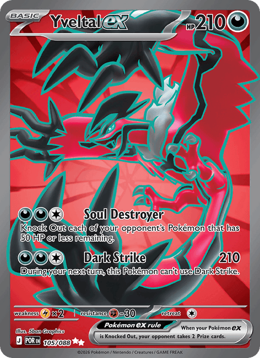 Yveltal ex 105/088 - Perfect Order (Holofoil)