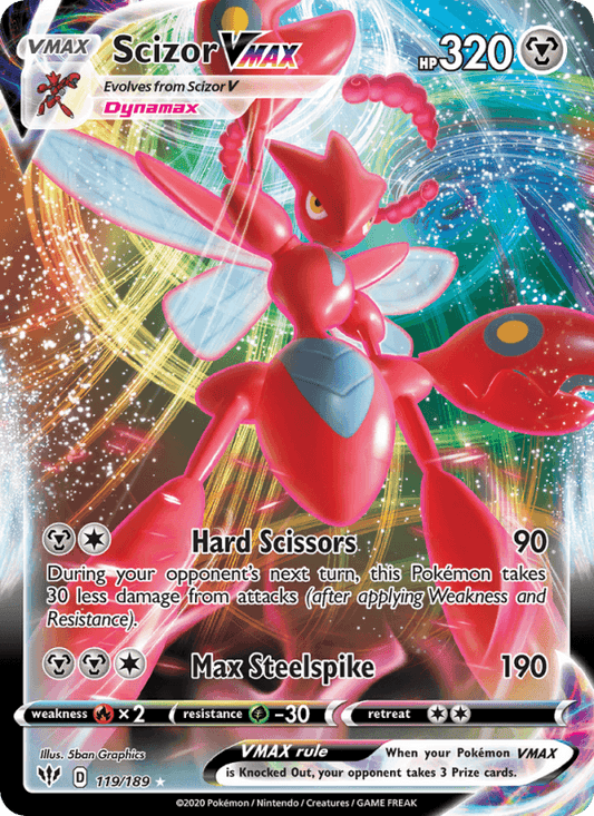 Scizor VMAX 119/189 - Darkness Ablaze (Holofoil)