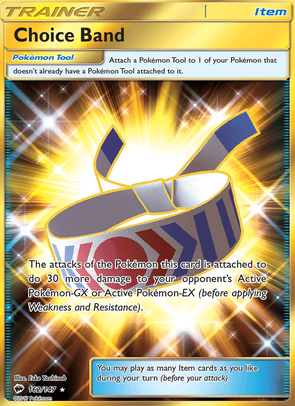 Choice Band (Secret) 162/147 - Burning Shadows (Holofoil)