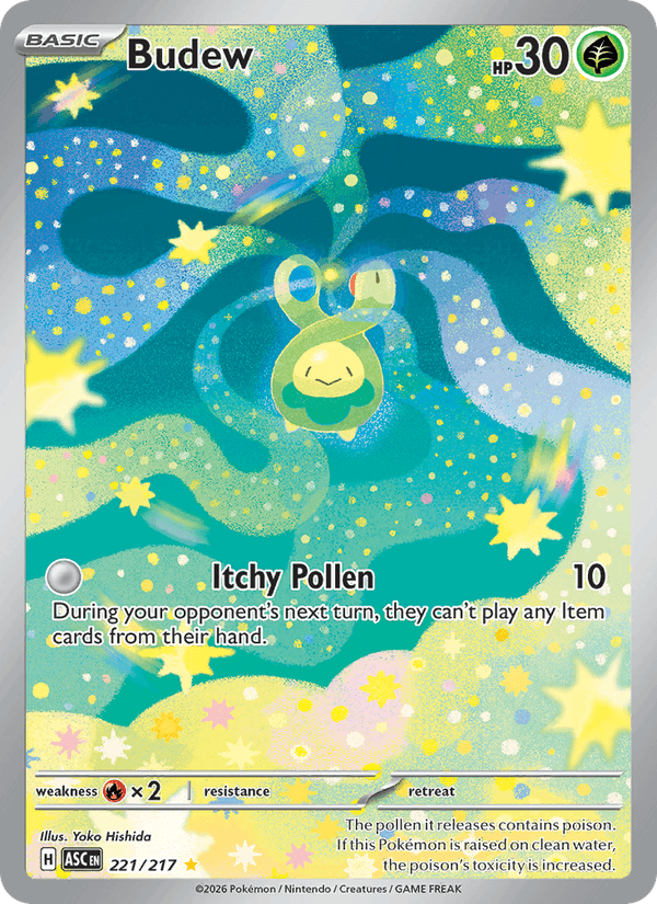 Budew 221/217 - Ascended Heroes (Holofoil)