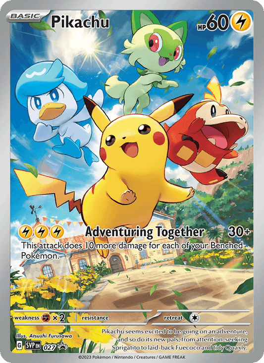 Pikachu 27 - Scarlet & Violet Promo (Holofoil)
