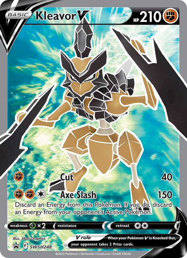 Kleavor V (Full Art) SWSH248 - Sword & Shield Promo (Holofoil)