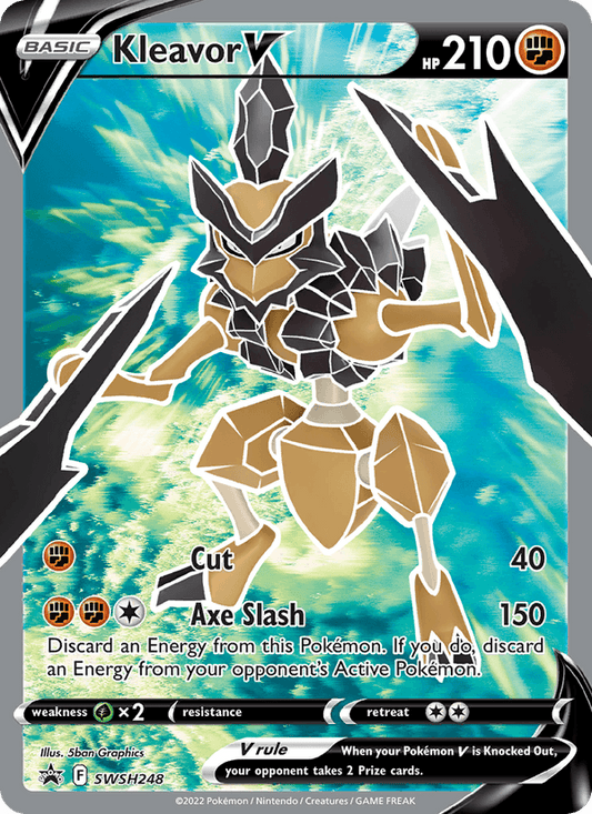 Kleavor V (Full Art) SWSH248 - Sword & Shield Promo (Holofoil)