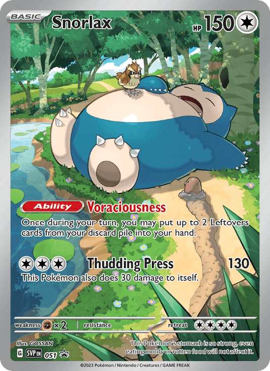 Snorlax 51 - Scarlet & Violet Promo (Holofoil)