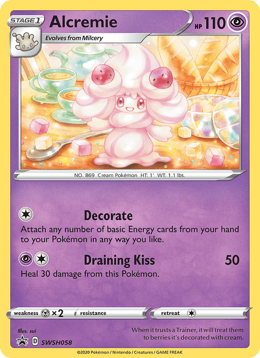 Alcremie SWSH058 - Sword & Shield Promo (Holofoil)