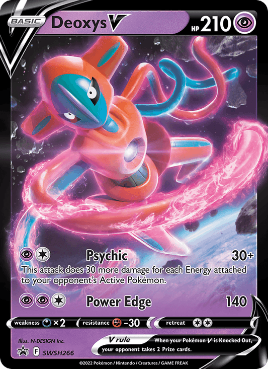 Deoxys V SWSH266 - Sword & Shield Promo (Holofoil)