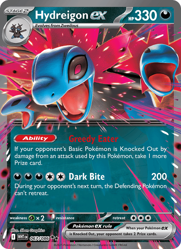 Hydreigon ex 067/086 - White Flare (Holofoil)