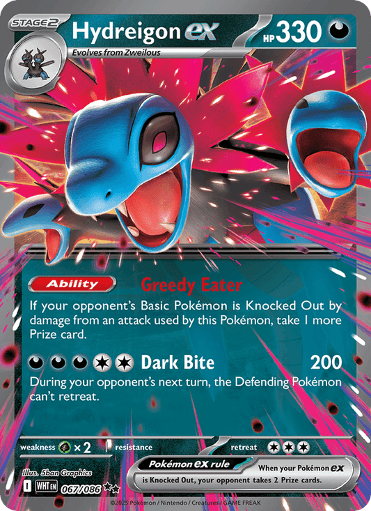 Hydreigon ex 067/086 - White Flare (Holofoil)