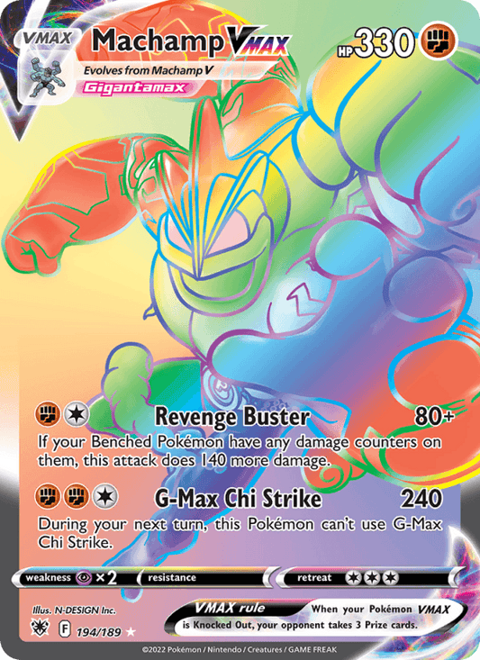 Machamp VMAX (Secret) 194/189 - Astral Radiance (Holofoil)