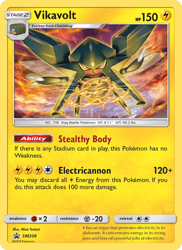 Vikavolt SM208 - Sun & Moon Promo (Holofoil)