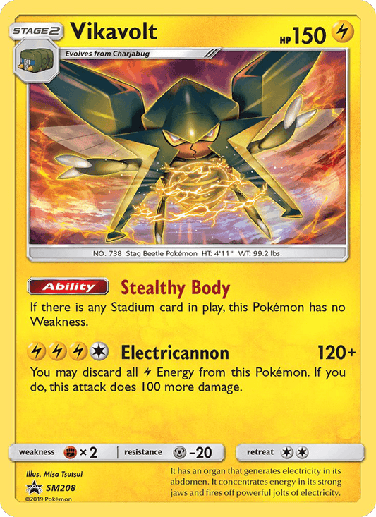Vikavolt SM208 - Sun & Moon Promo (Holofoil)