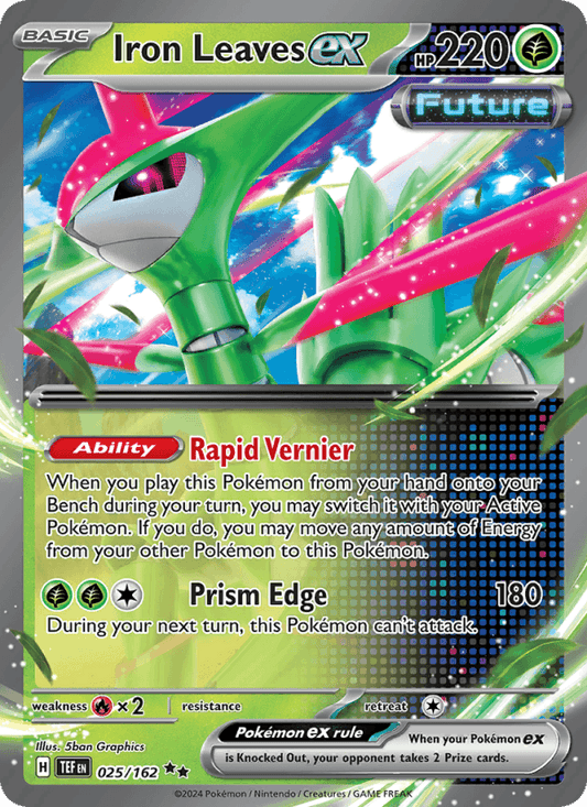 Iron Leaves ex 025/162 - Temporal Forces (Holofoil)