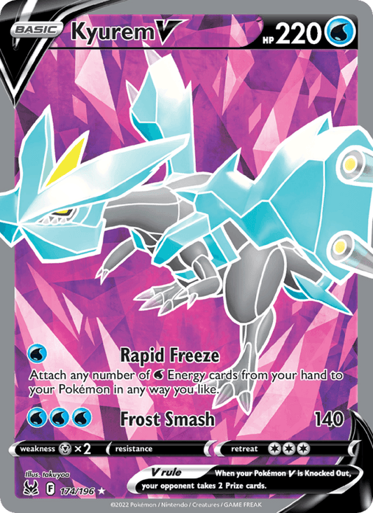 Kyurem V (Full Art) 174/196 - Lost Origin (Holofoil)