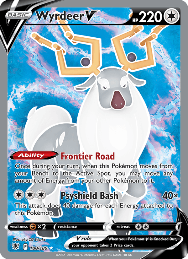 Wyrdeer V (Full Art) 180/189 - Astral Radiance (Holofoil)