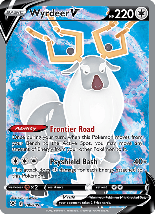 Wyrdeer V (Full Art) 180/189 - Astral Radiance (Holofoil)