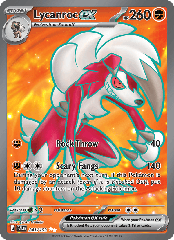 Lycanroc ex 241/193 - Paldea Evolved (Holofoil)