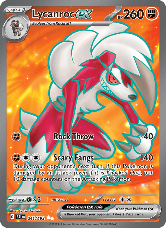 Lycanroc ex 241/193 - Paldea Evolved (Holofoil)