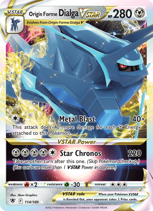 Origin Forme Dialga VSTAR 114/189 - Astral Radiance (Holofoil)