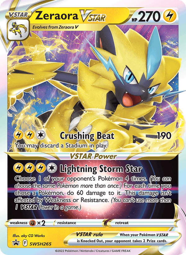 Zeraora VSTAR SWSH265 - Sword & Shield Promo (Holofoil)
