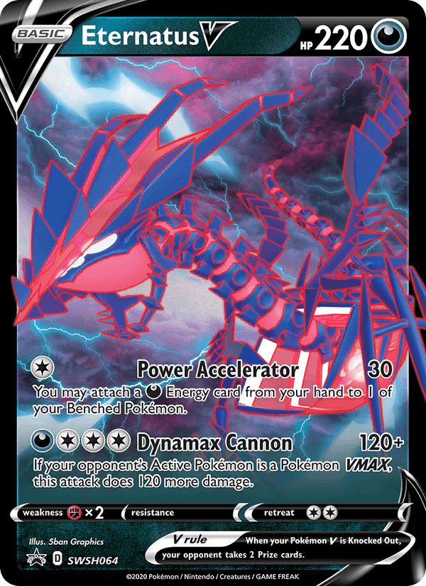Eternatus V SWSH064 - Sword & Shield Promo (Holofoil)