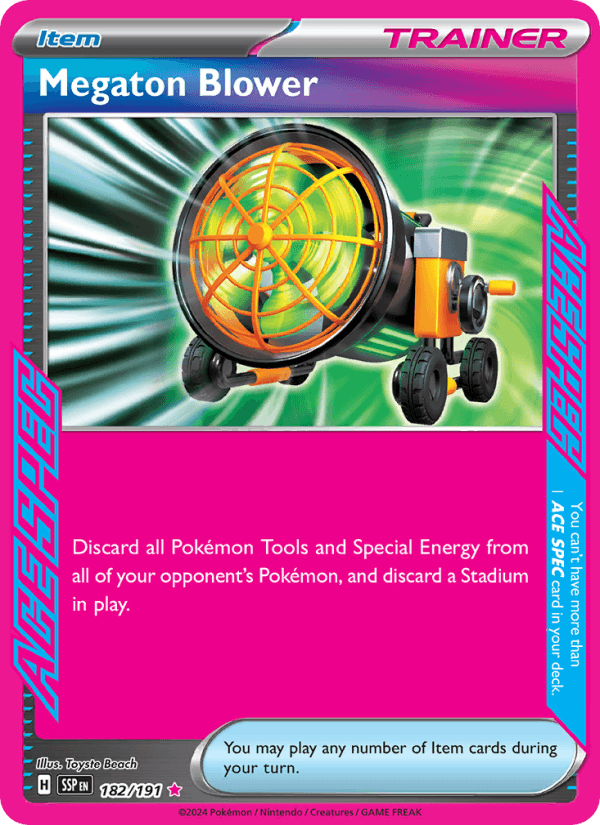 Megaton Blower 182/191 - Surging Sparks (Holofoil)