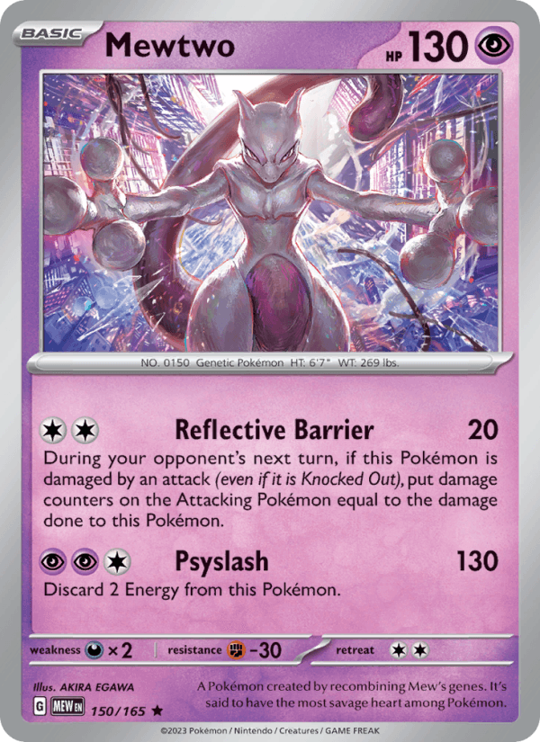Mewtwo 150/165 - SV: 151 (Holofoil)