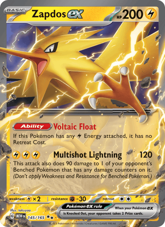 Zapdos ex 145/165 - SV: 151 (Holofoil)