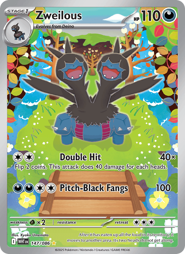 Zweilous 147/086 - White Flare (Holofoil)