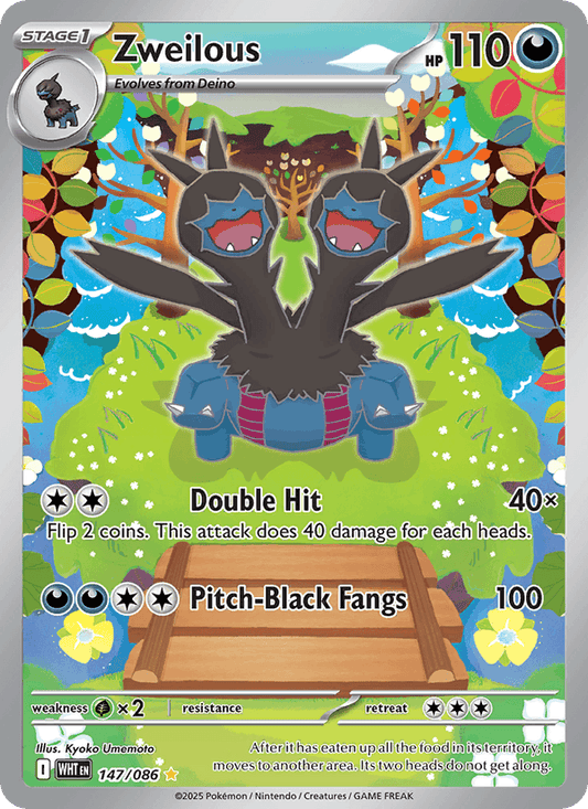 Zweilous 147/086 - White Flare (Holofoil)